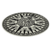 ヴィンテージのコンパス面図日曜日 カッティングボード (角)