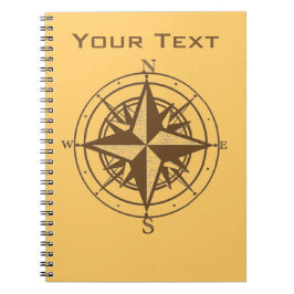 ヴィンテージのコンパス ノートブック