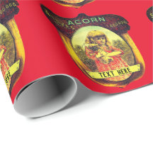 ヴィンテージのコンロ広告レッドイエローブラウン