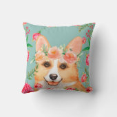 ヴィンテージのコーギー クッション (裏面)