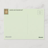 ヴィンテージのコーヒーポスター ポストカード (裏面)