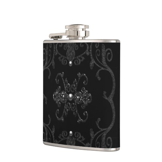 ヴィンテージのゴシック様式優雅の宝石 フラスク (左)