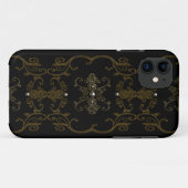 ヴィンテージのゴシック様式優雅の宝石 Case-Mate iPhoneケース (裏面(横))