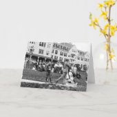 ヴィンテージのゴルフ、1890年代 カード (黄色い花)