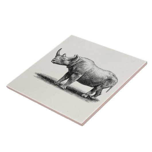 ヴィンテージのサイのイラストレーションのサイのサイ タイル (側面)