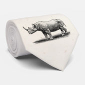 ヴィンテージのサイのイラストレーションのサイのサイ ネクタイ (ロール)