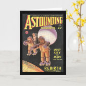 ヴィンテージのサイファイの喜劇的な驚異的な物語1934年 カード (黄色い花)