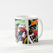 ヴィンテージのサイファイの漫画本 コーヒーマグカップ (正面右)