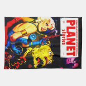 ヴィンテージのサイファイ(惑星の物語)の台所タオル キッチンタオル (横)