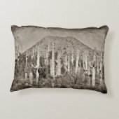 ヴィンテージのサグアロのサボテンのアクセントの枕 アクセントクッション (裏面)