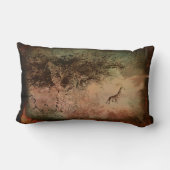 ヴィンテージのサファリの装飾用クッション ランバークッション (裏面)