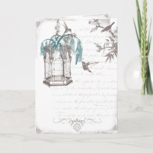 ヴィンテージのサンキューカード サンキューカード (正面)