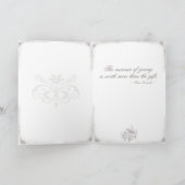 ヴィンテージのサンキューカード サンキューカード (内部)