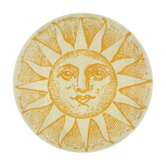 ヴィンテージのサングラスのまな板 カッティングボード (正面)