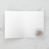 ヴィンテージのサンタのクリスマスカード シーズンカード (内部)