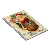 ヴィンテージのサンタのクリスマス ノートブック (右側)