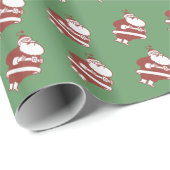 ヴィンテージのサンタのクリスマス ラッピングペーパー (ロールコーナー)