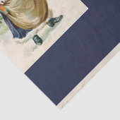 ヴィンテージのサンタのクリスマス 薄葉紙 (詳細)