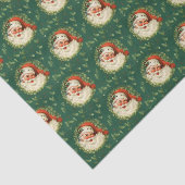 ヴィンテージのサンタのティッシュペーパー 薄葉紙 (詳細)