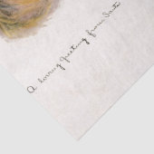 ヴィンテージのサンタのティッシュペーパー 薄葉紙 (詳細)