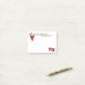 ヴィンテージのサンタのポスト・イット ポストイット (デスク上)