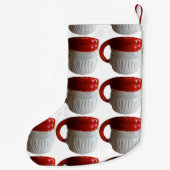 ヴィンテージのサンタのマグのクリスマスのストッキング(まばたき) スモールクリスマスストッキング (裏面)