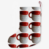 ヴィンテージのサンタのマグのクリスマスのストッキング(点滅) スモールクリスマスストッキング (裏面)