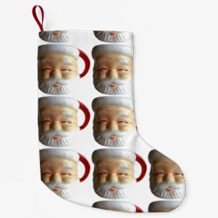 ヴィンテージのサンタのマグのクリスマスのストッキング(点滅) スモールクリスマスストッキング