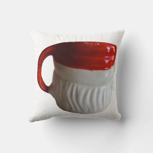 ヴィンテージのサンタのマグのクリスマスの装飾用クッション(点滅) クッション (裏面)