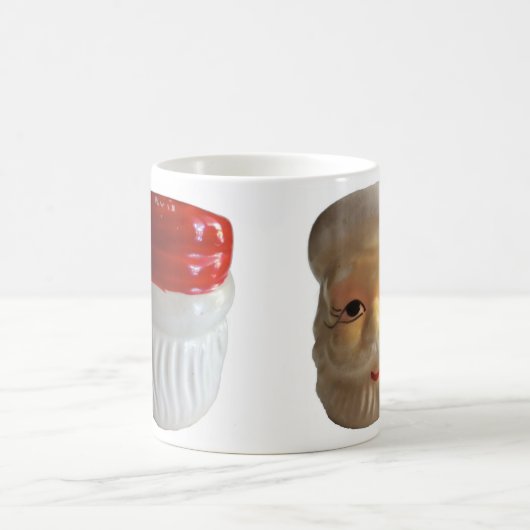 ヴィンテージのサンタのマグのマグ(まばたき) コーヒーマグカップ (中央)