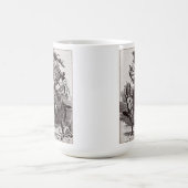 ヴィンテージのサンタのマグ コーヒーマグカップ (中央)