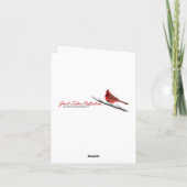 ヴィンテージのサンタのメッセージカード シーズンカード (裏面)