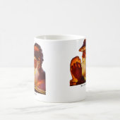 ヴィンテージのサンタの喫煙管のハンター コーヒーマグカップ (中央)