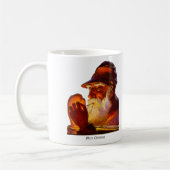 ヴィンテージのサンタの喫煙管のハンター コーヒーマグカップ (左)