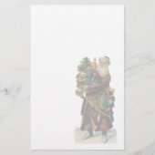 ヴィンテージのサンタの文房具 便箋 (正面)