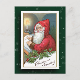 ヴィンテージのサンタクロースのイメージの郵便はがき シーズンポストカード