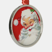 ヴィンテージのサンタクロースのオーナメント メタルオーナメント (右)