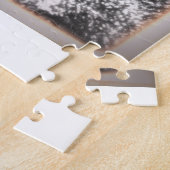 ヴィンテージのサンタクロースの写真/絵画 ジグソーパズル (側面)