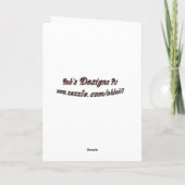 ヴィンテージのサンタクロースCard_Insideの芸術 シーズンカード (裏面)