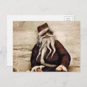 ヴィンテージのサンタ・クリスマス ポストカード (正面/裏面)