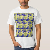 ヴィンテージのサンノゼのマイルのオートバイの競争ポスター Tシャツ (正面)