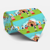 ヴィンテージのサーカスのタイ ネクタイ (ロール)