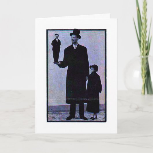 ヴィンテージのサーカスの変種のおもしろいなバースデー・カード カード (正面)