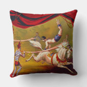 ヴィンテージのサーカスの広告1875年 クッション (裏面)