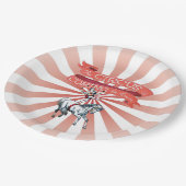 ヴィンテージのサーカスの紙皿 ペーパープレート (アングル)