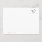 ヴィンテージのサーカスの芸術のバレンタインのユーモア シーズンポストカード (裏面)