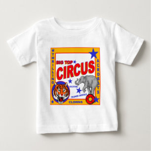 ヴィンテージのサーカスポスター ベビーTシャツ