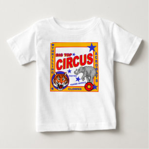ヴィンテージのサーカスポスター ベビーTシャツ