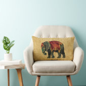 ヴィンテージのサーカス象およびくま ランバークッション (椅子)