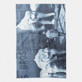 ヴィンテージのサーカス象のRinglingの貨車 キッチンタオル (縦)